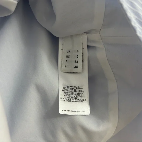 Victoria Beckham Light Blue Mini Dress - Picture 6 of 11